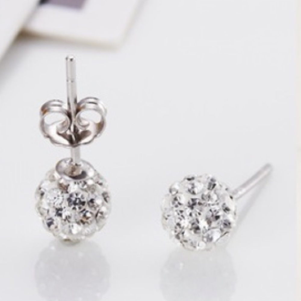 🎁 FREE W/40$+ 💎 Disco ball crystal stud earrings